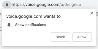 google voice notification for mac